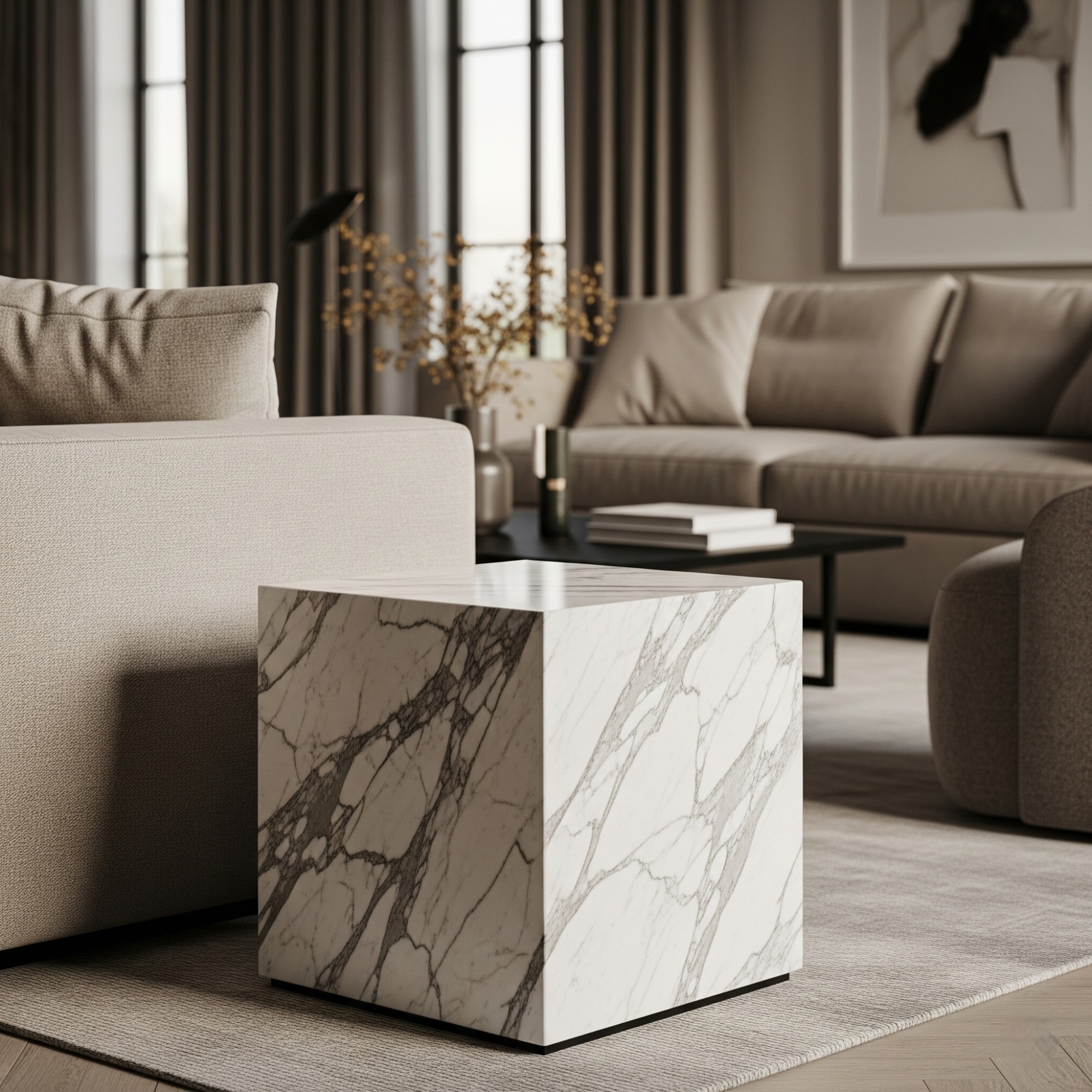 Marble Side Table