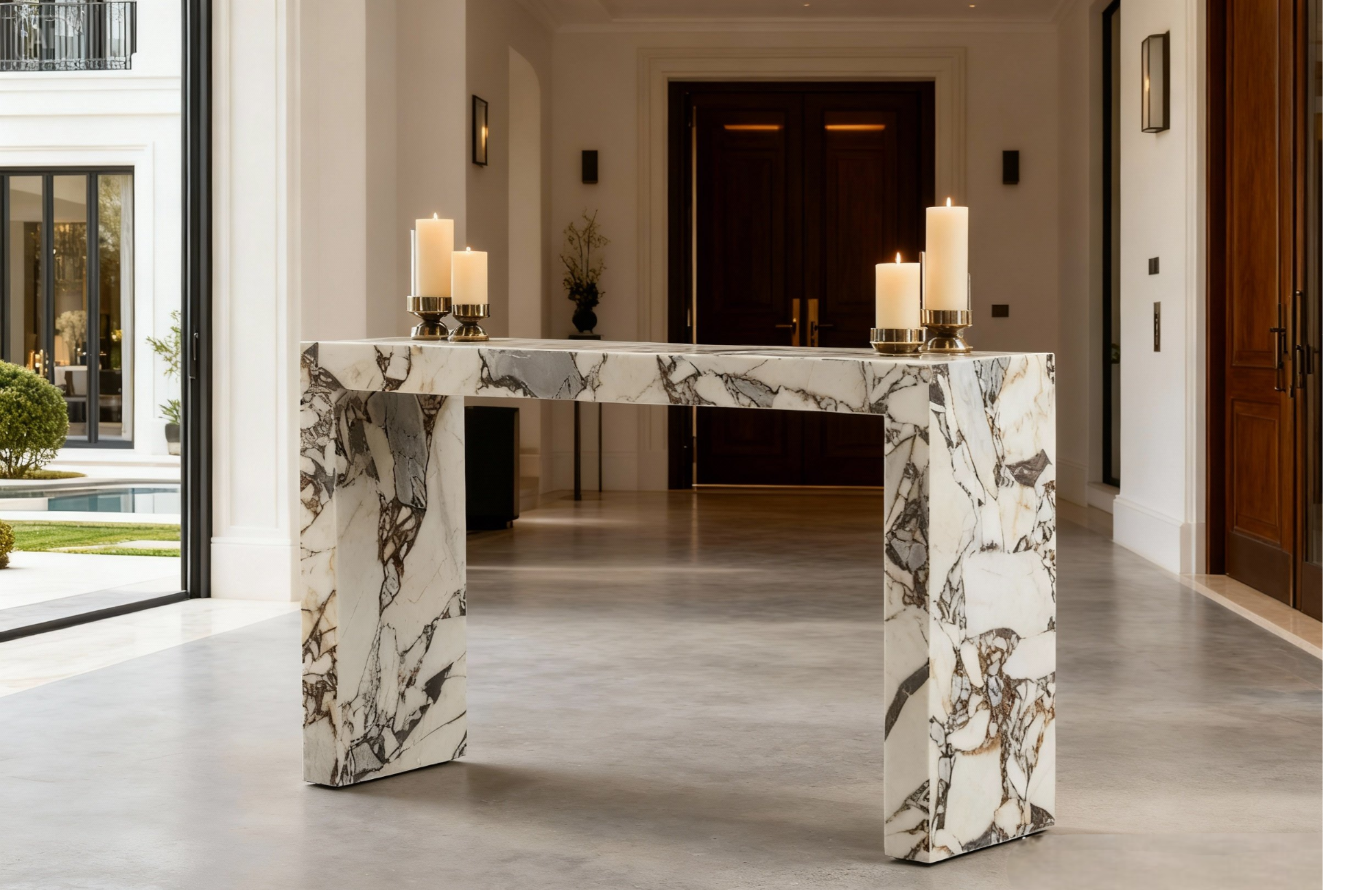Modern Marble Console Table