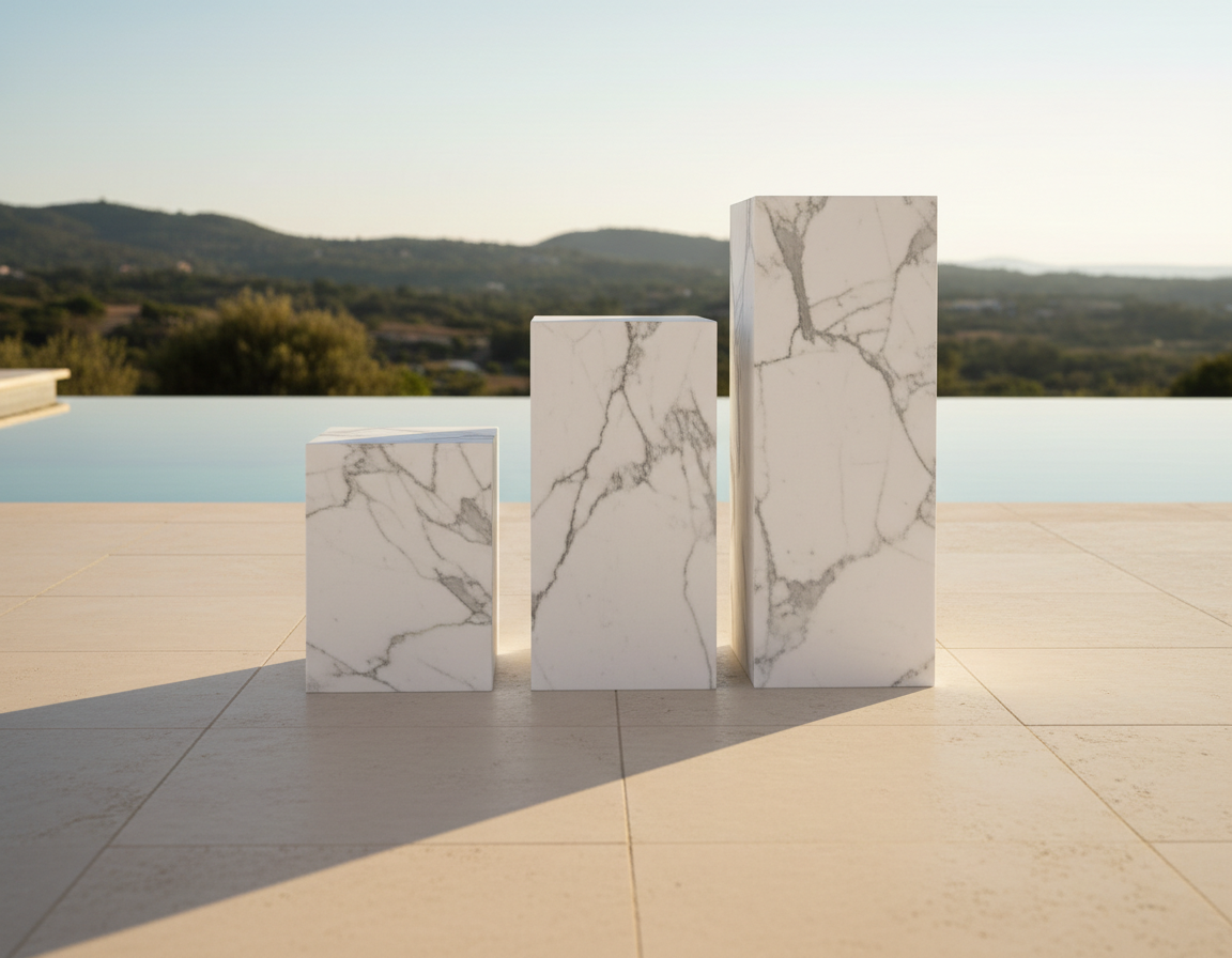 Arabescato Plinth