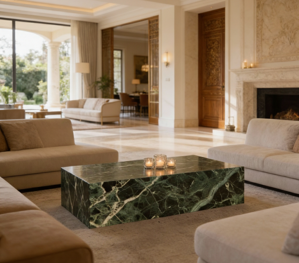 Emerald Marble Coffee Table