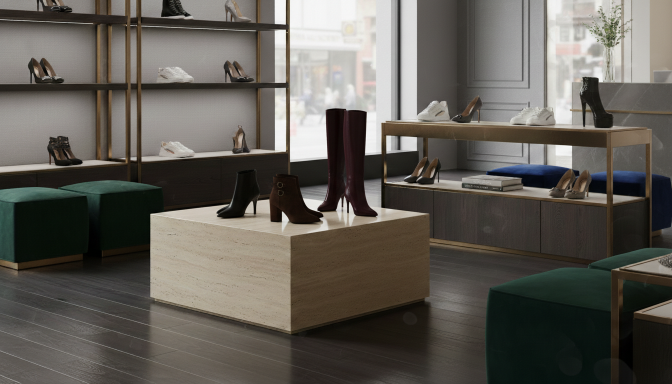 Modern Travertine Coffee Table