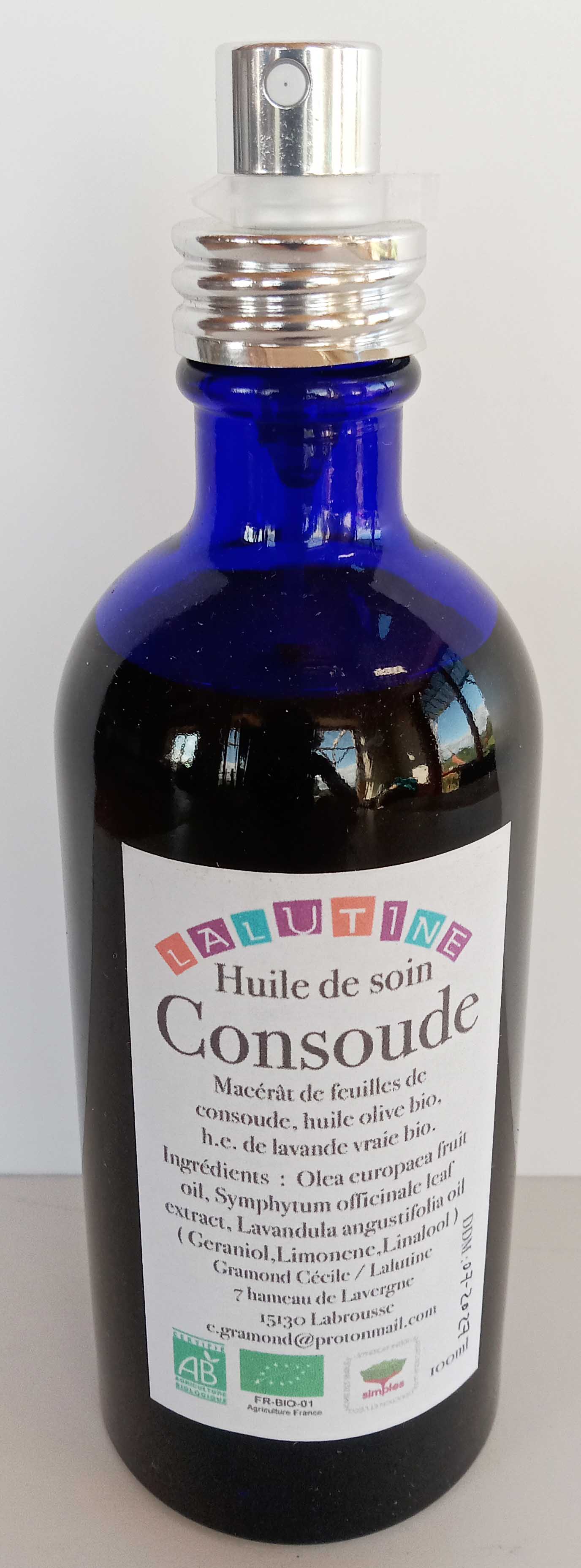 Huile de Consoude 100ml