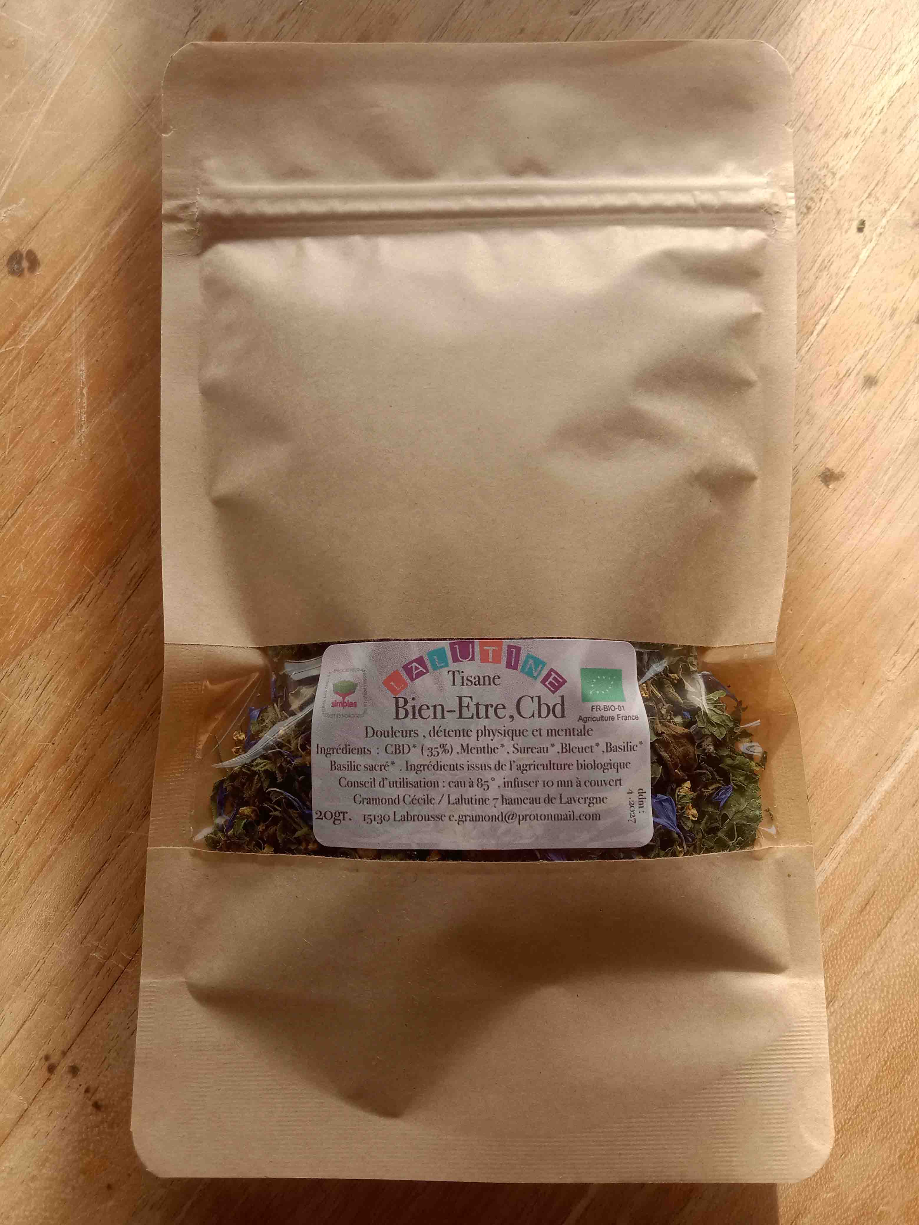 Tisane CBD "Bien être "