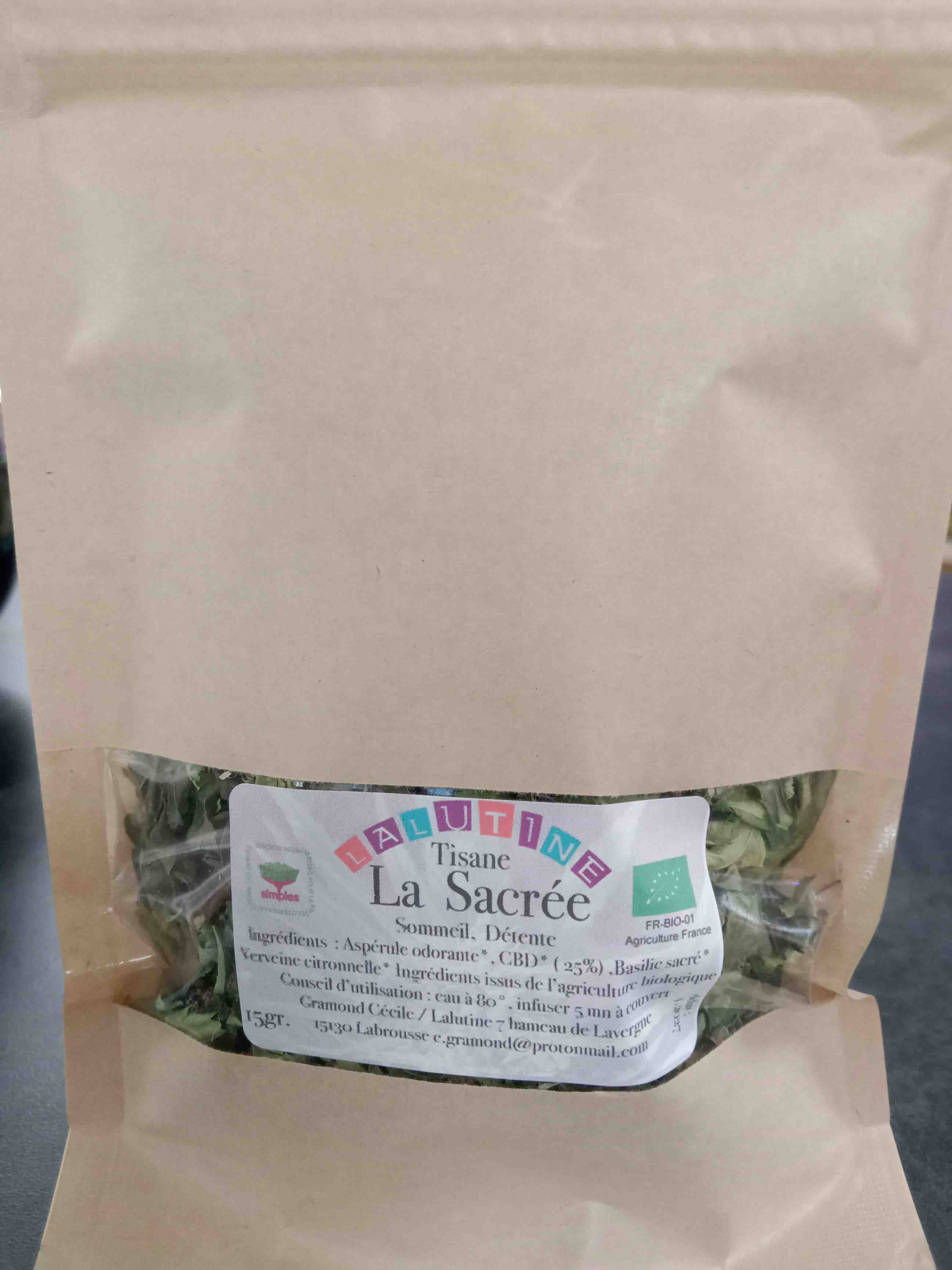 Tisane CBD "La Sacrée"