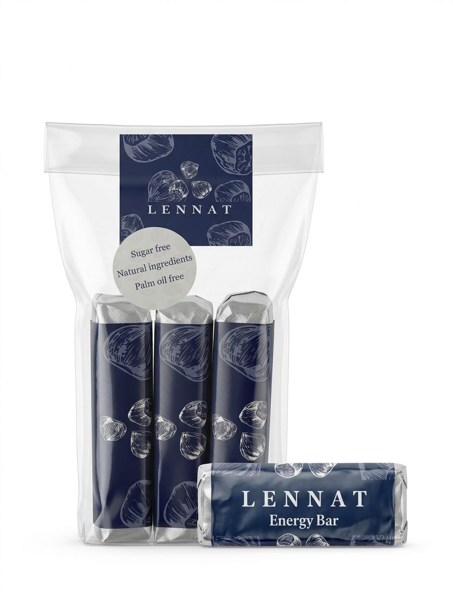  3 Handcrafted Energy Bar sugar free شوكولاتة بالمكسرات و البذورخالية من السكر 