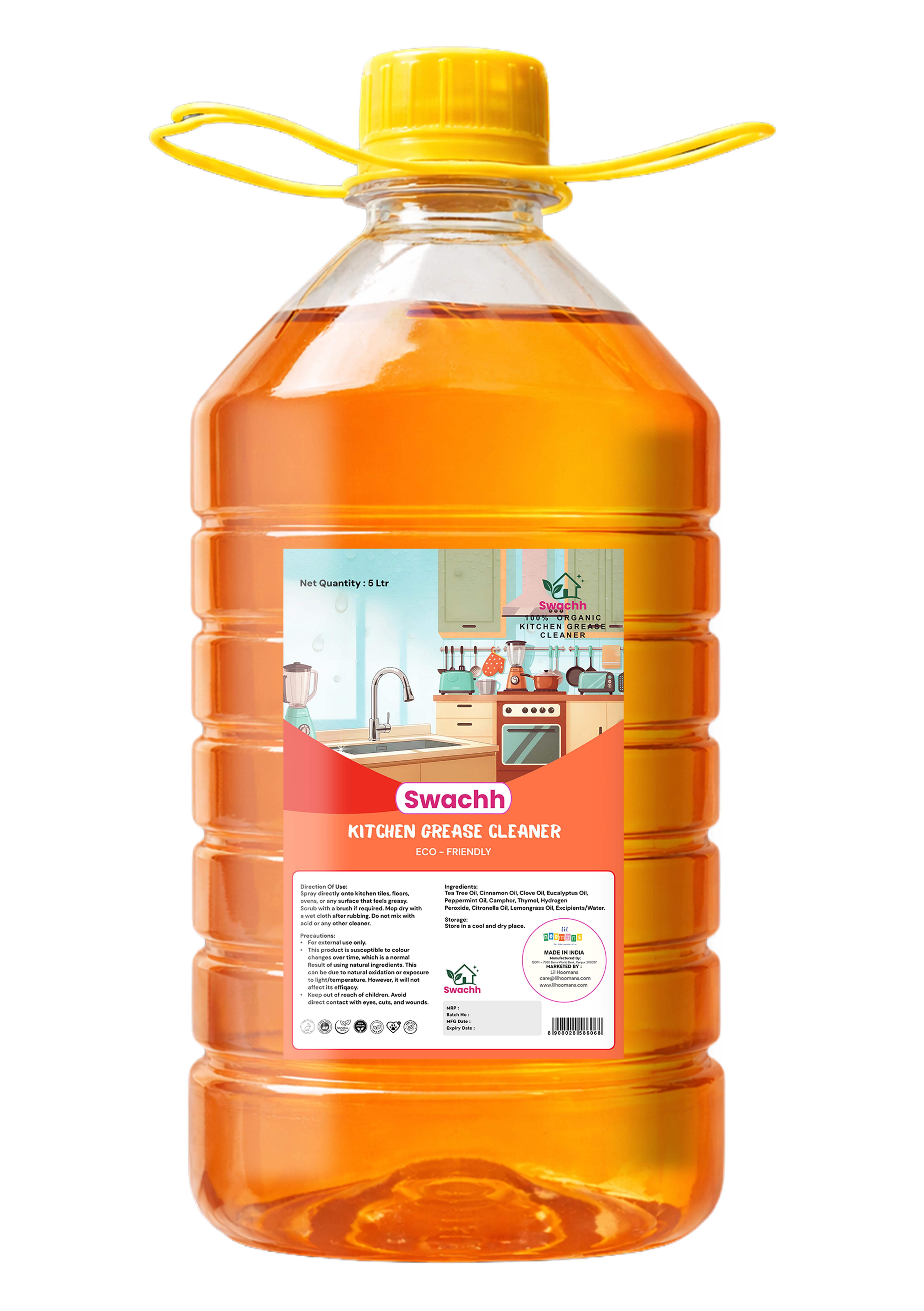 Eco-Friendly Kitchen Cleaner 5 ltr