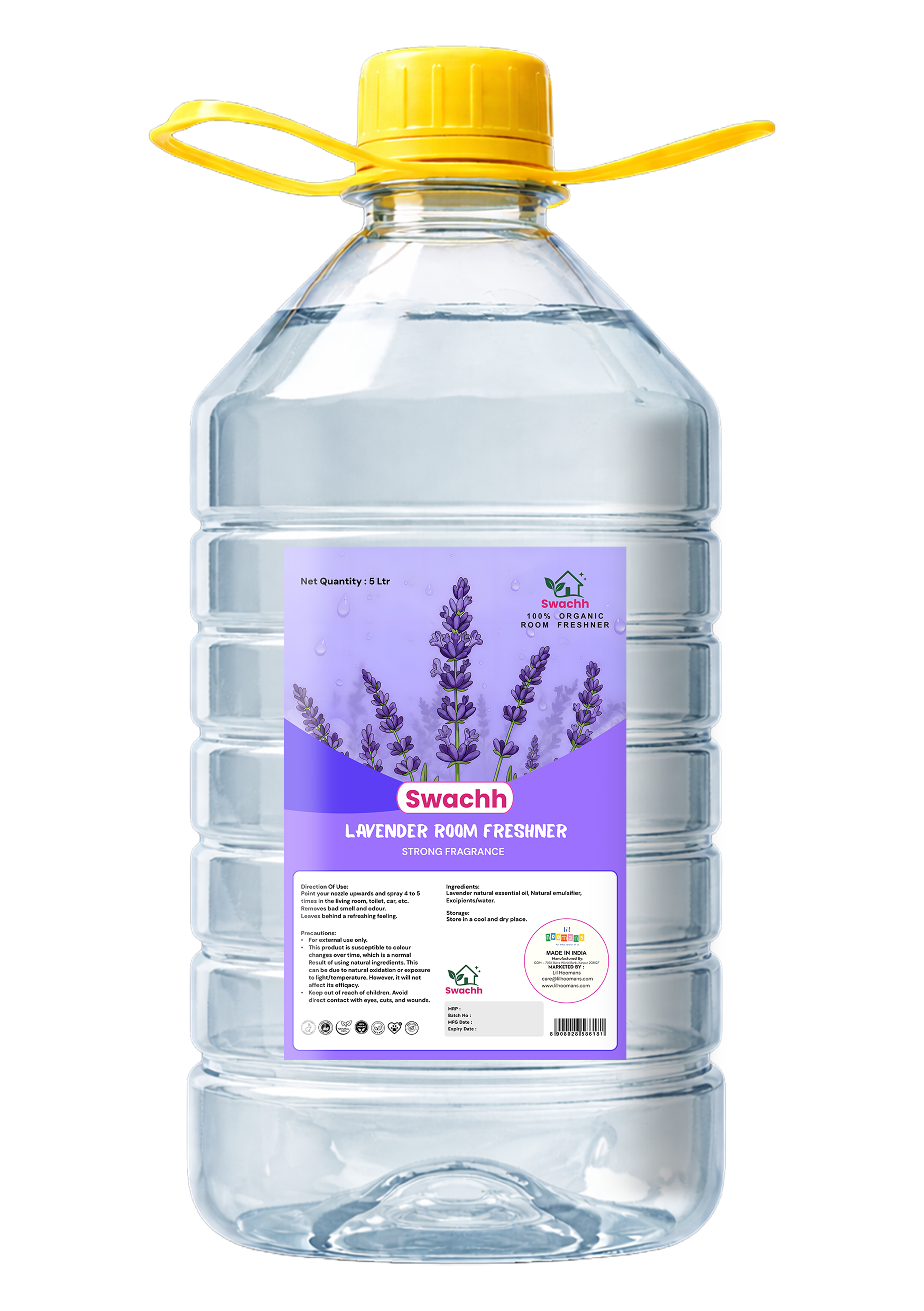 Organic Lavender Room Freshener 5 ltr