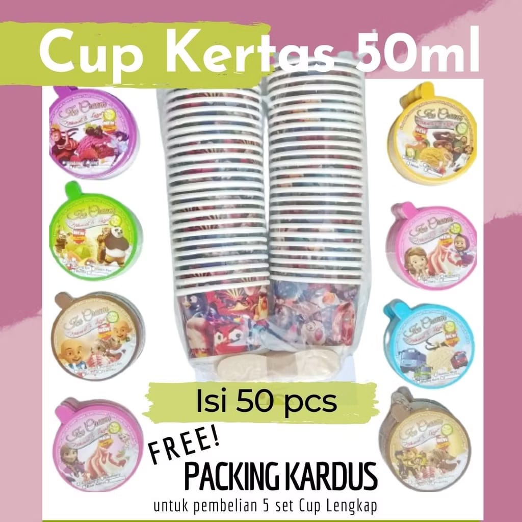 Paper Cup 50ml (50 pcs)