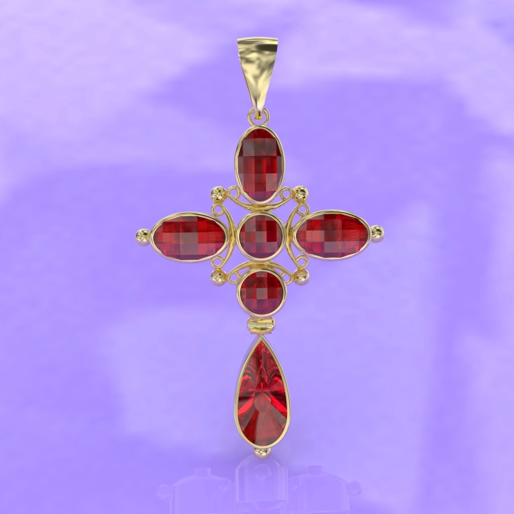 BADINE PETIT MODELE OR GRENAT CATALAN