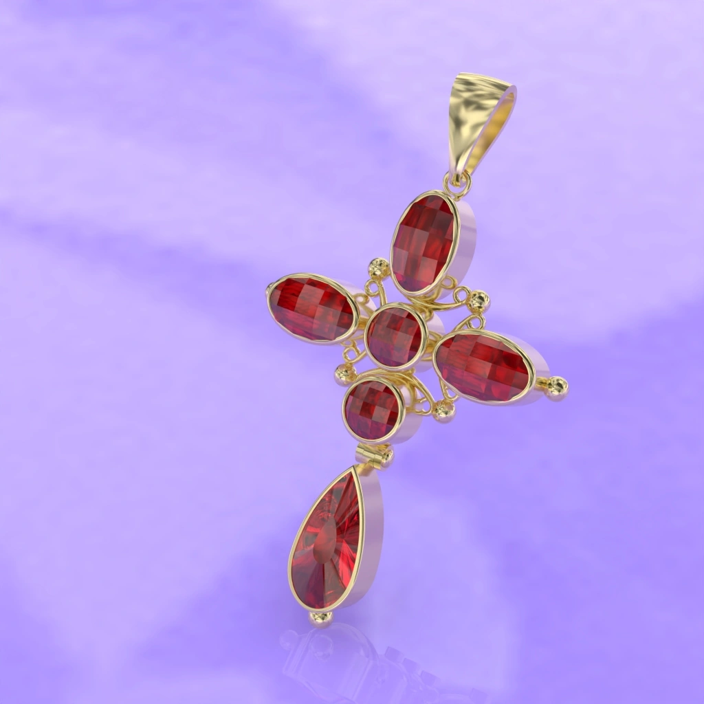 BADINE PETIT MODELE OR GRENAT CATALAN