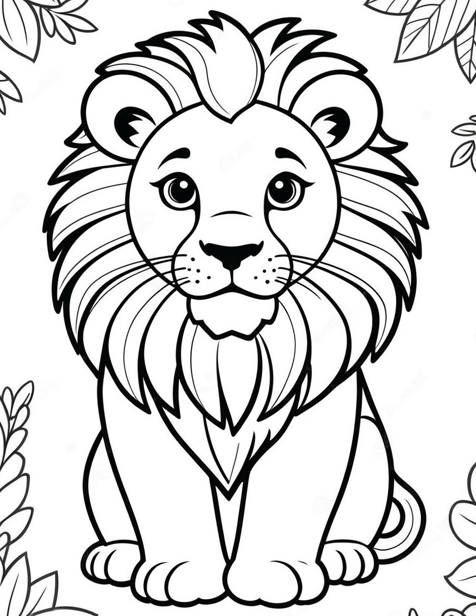 Lion Coloring Page