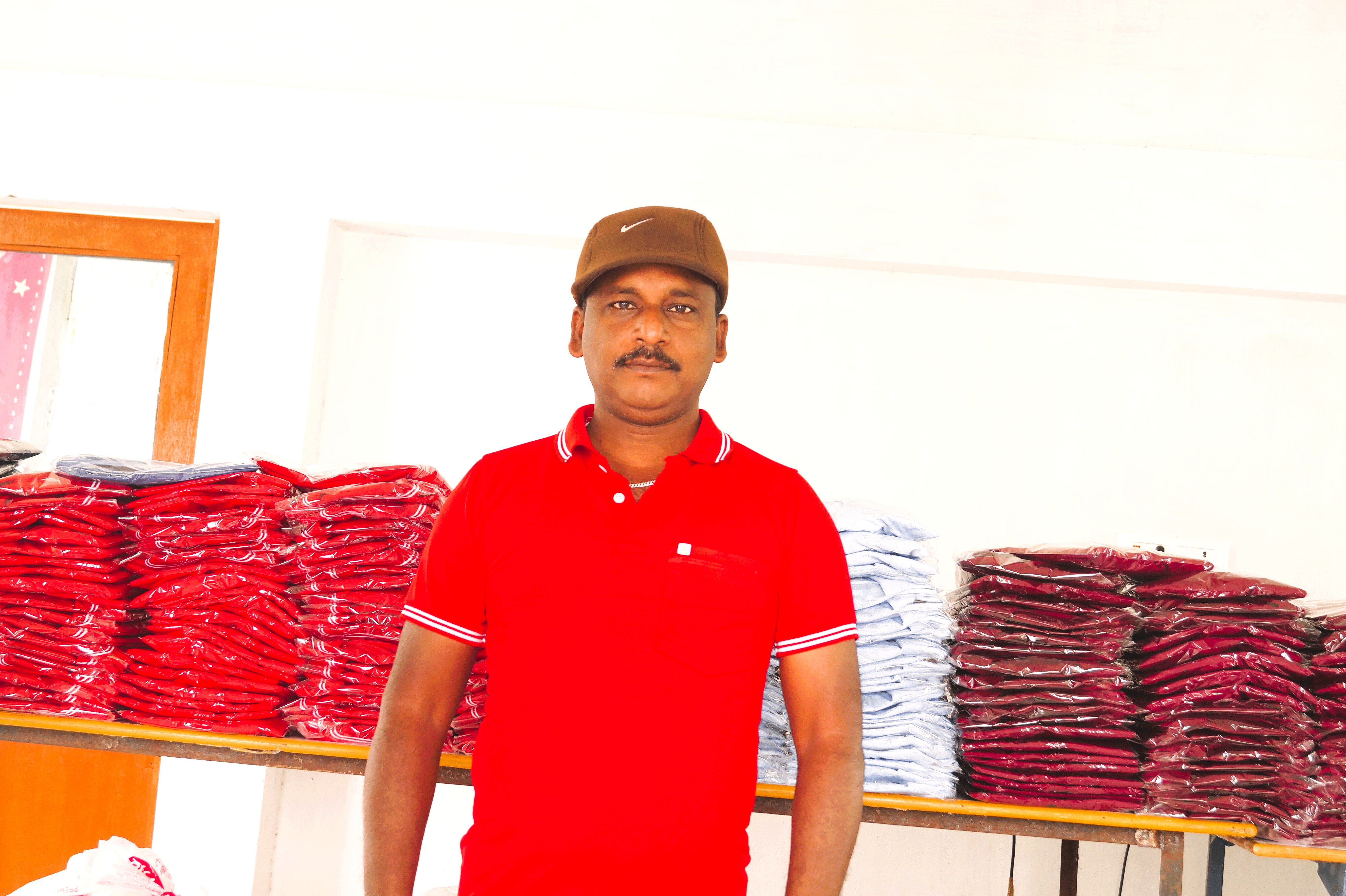 Red School Uniform Shirt