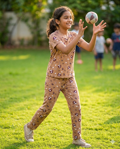 Kids Printed Pajama Set