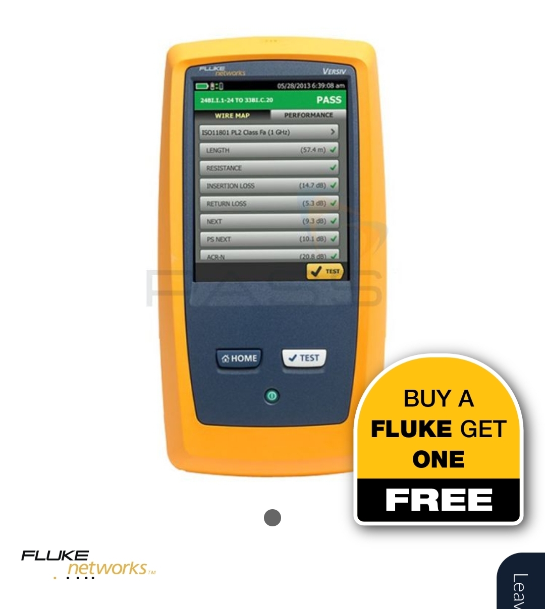 Testeur de câbles Fluke Versiv