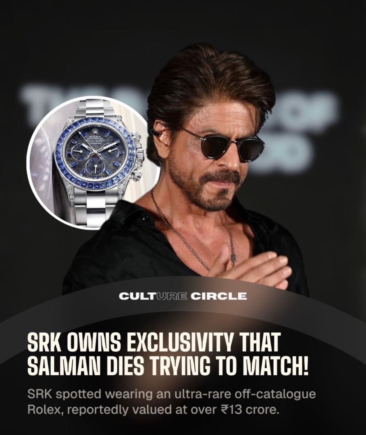 Rolex Daytona Sapphire Bezel Watch