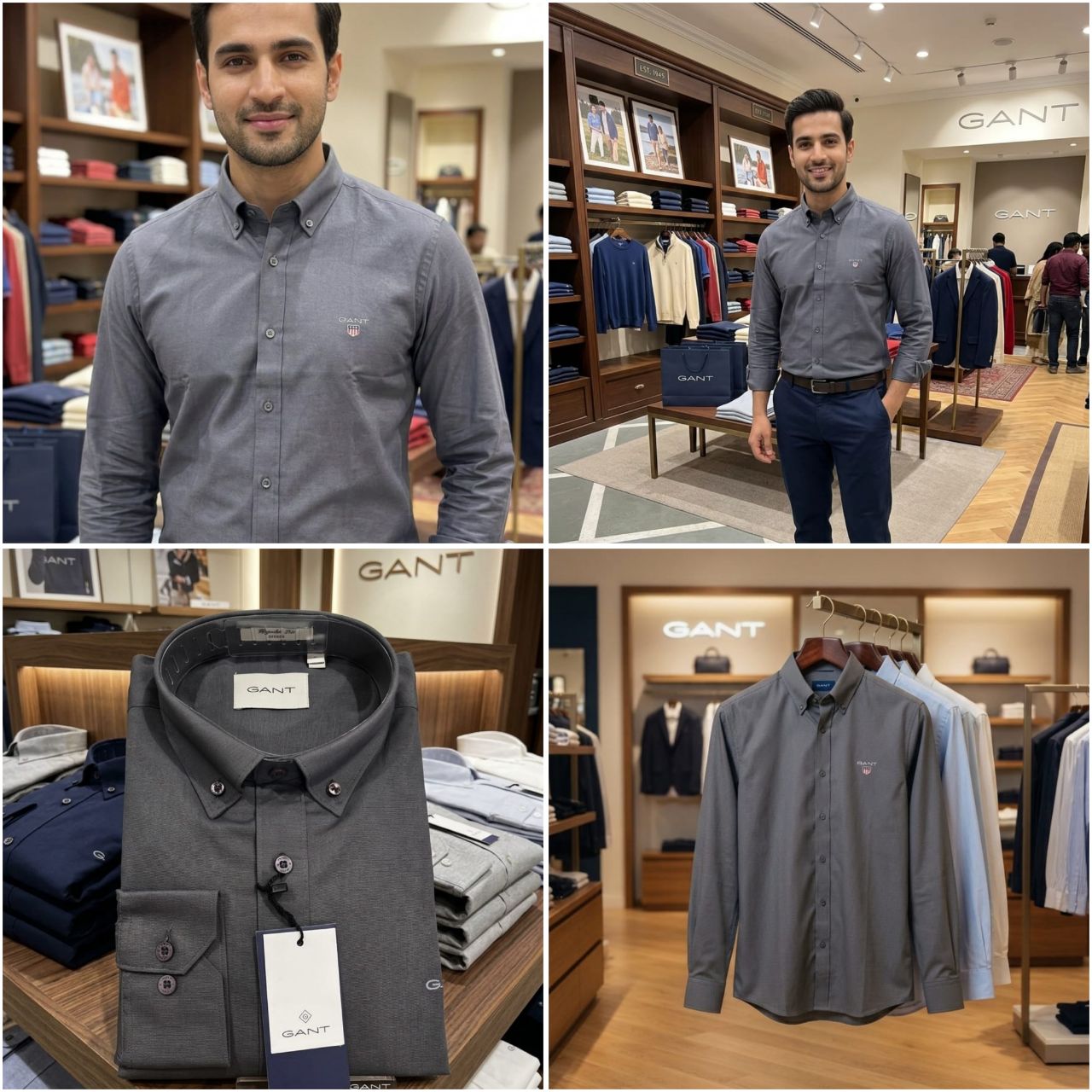 GANT Men's Grey Shirt