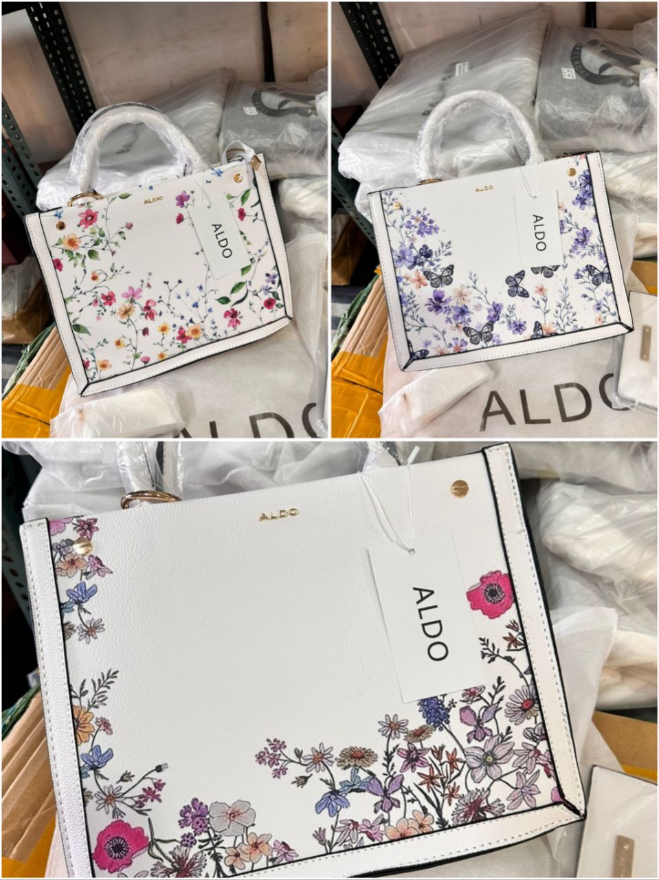 ALDO Floral Tote Bag