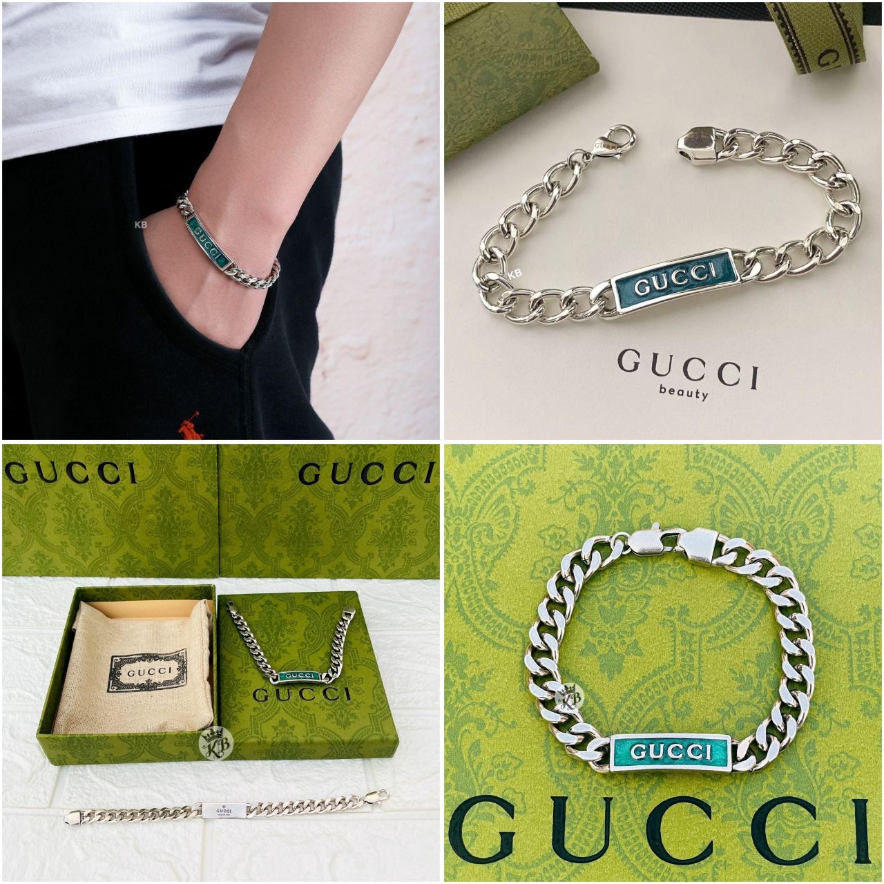Gucci Silver Chain Bracelet