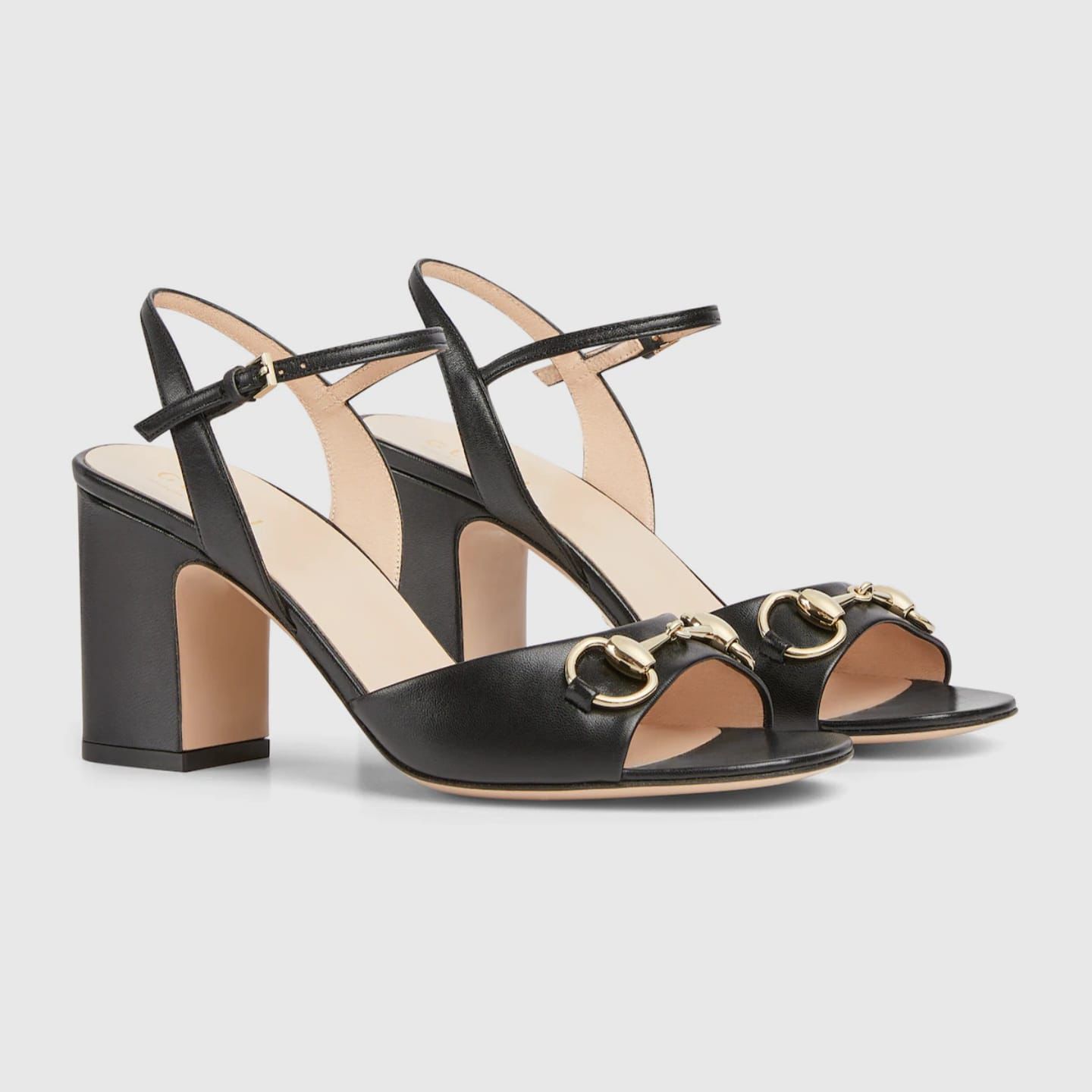 GUCCI Horsebit Mid Heel Sandal