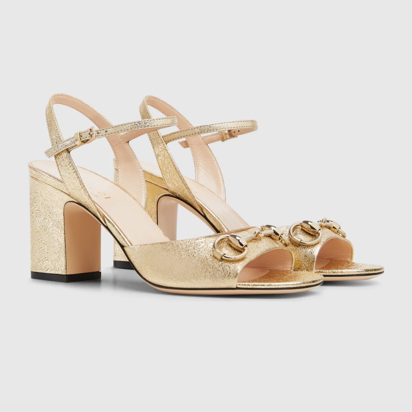  GUCCI Horsebit Mid Heel Sandal