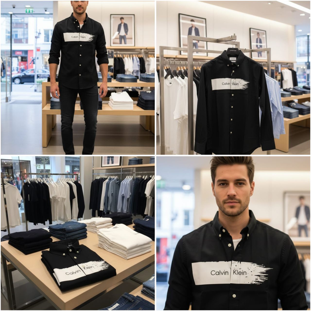 Calvin Klein Black Logo Shirt