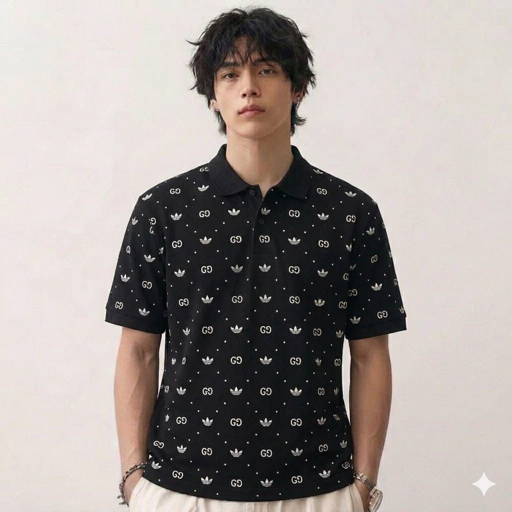Gucci X Adidas Polo Tshirt For Men