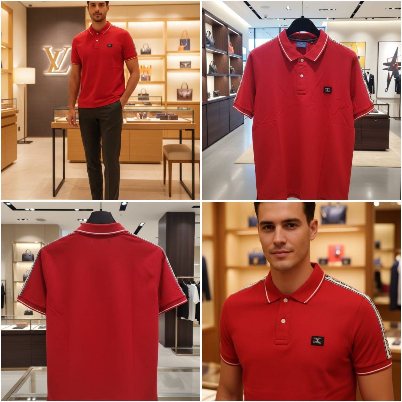 LOUIS VUITTON  IMPORTED QUALITY EXCLUSIVE POLO TEES