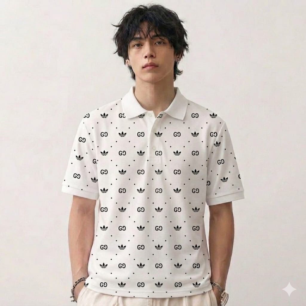 Gucci X Adidas Polo Tshirt For Men