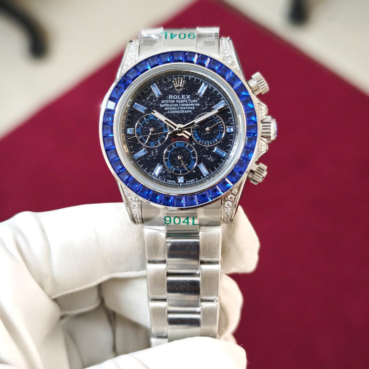 Rolex Daytona Sapphire Bezel Watch