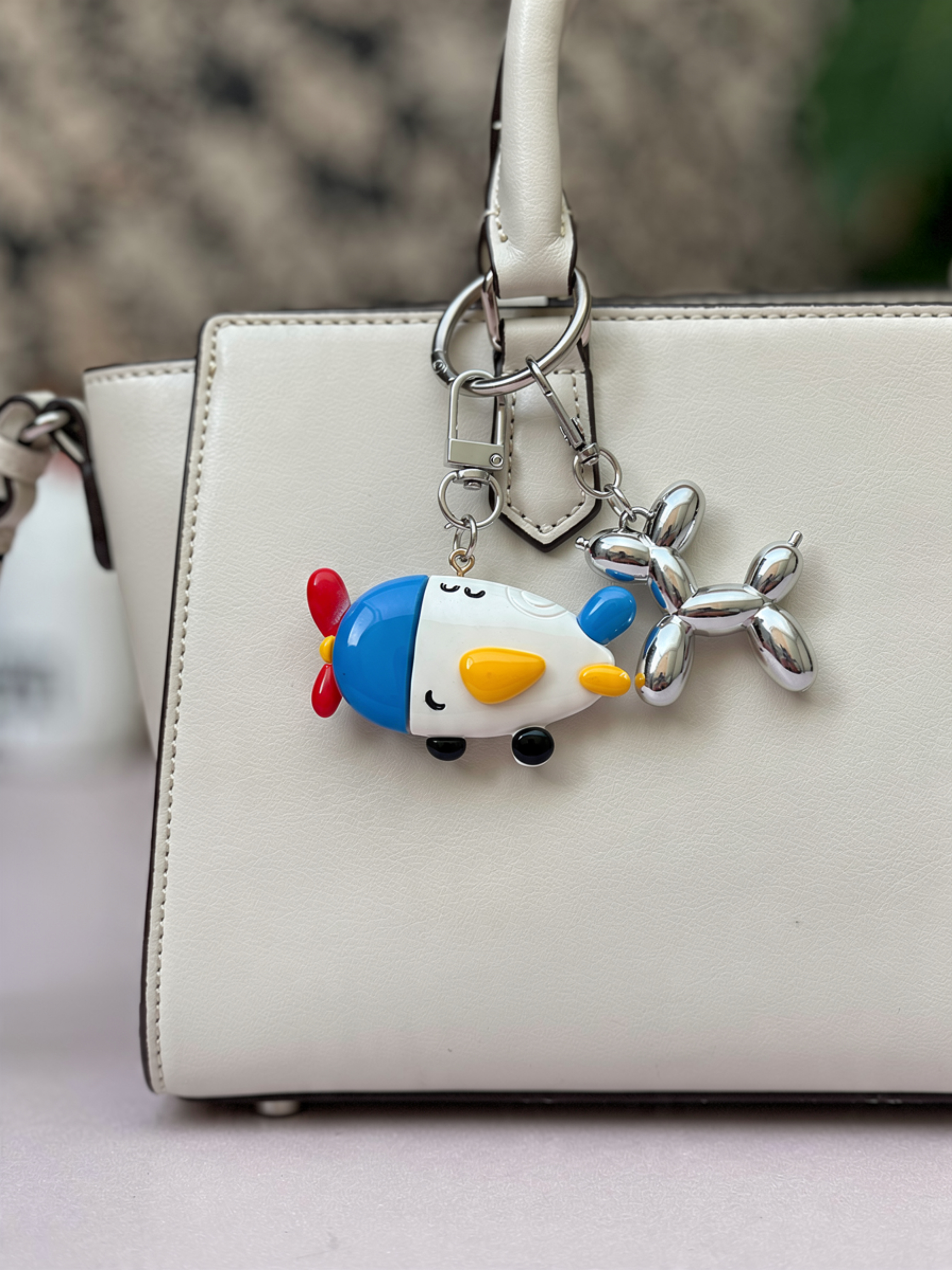 Airplane Bag Charm
