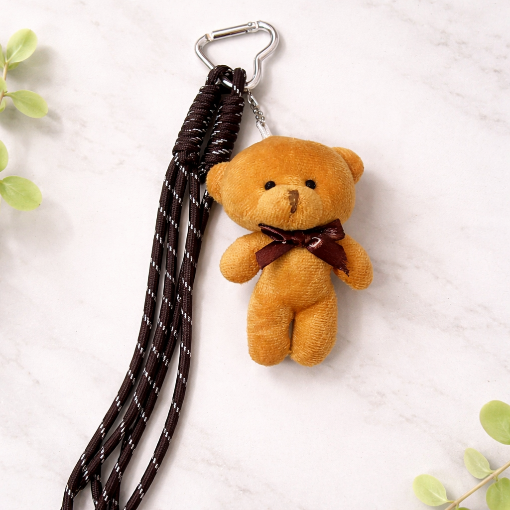 Teddy Bear Bag Charm