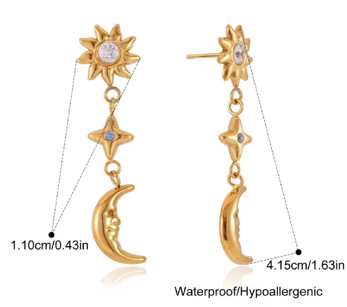 Celestial Gold Earrings