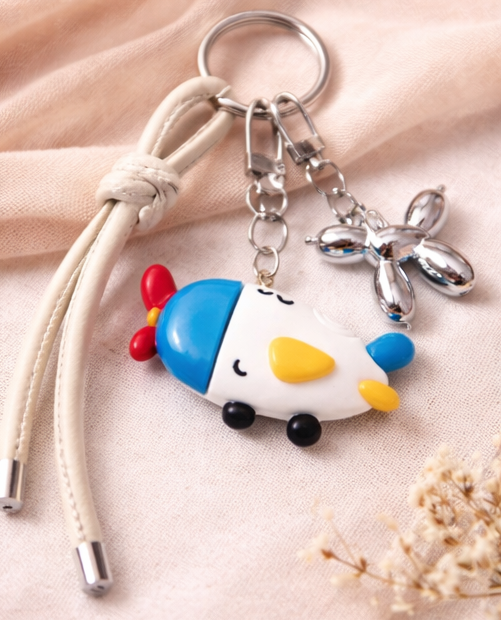 Airplane Bag Charm