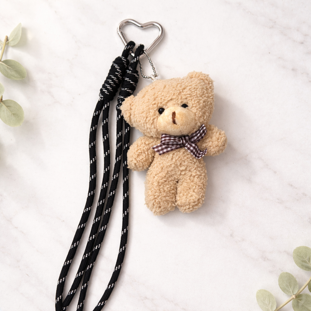Teddy Bear Bag Charm