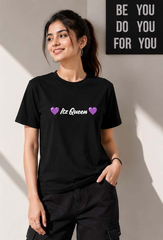 Itz Queen Black T-shirt