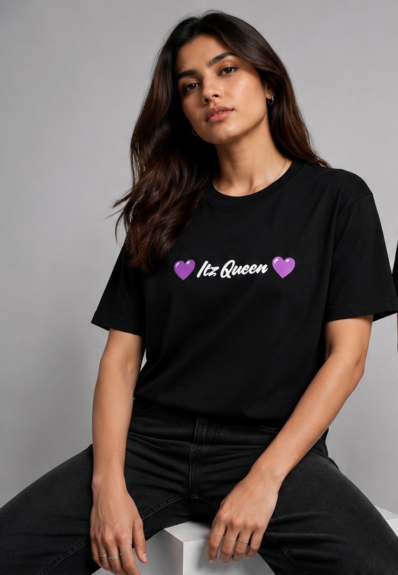 Itz Queen Black T-shirt