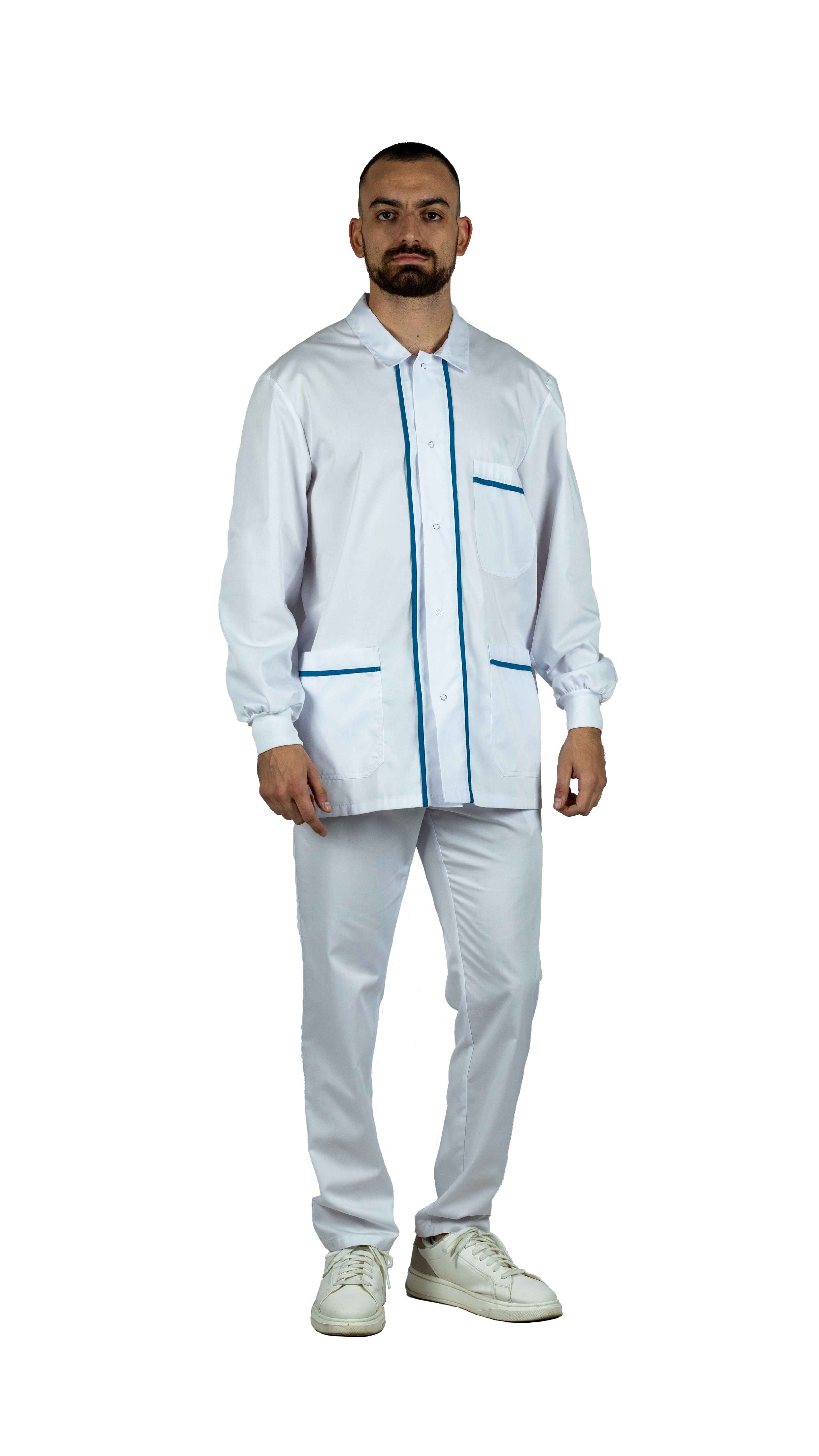 019 Ανδρική ζακέτα πέτο γιακά 