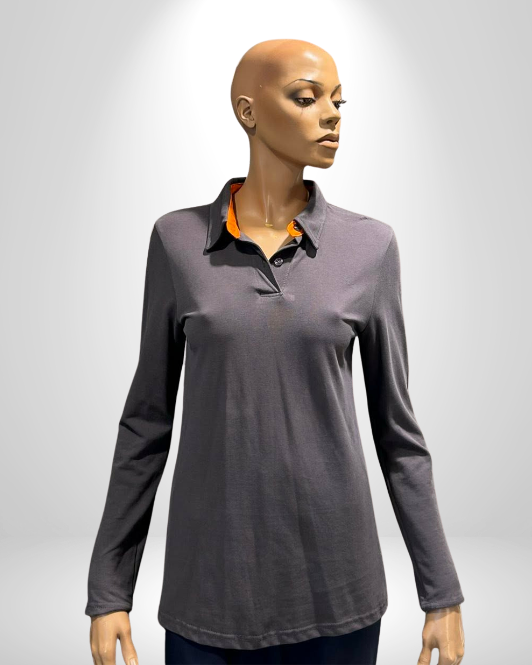 037 Γυναικείο πόλο μακρύ μανίκι