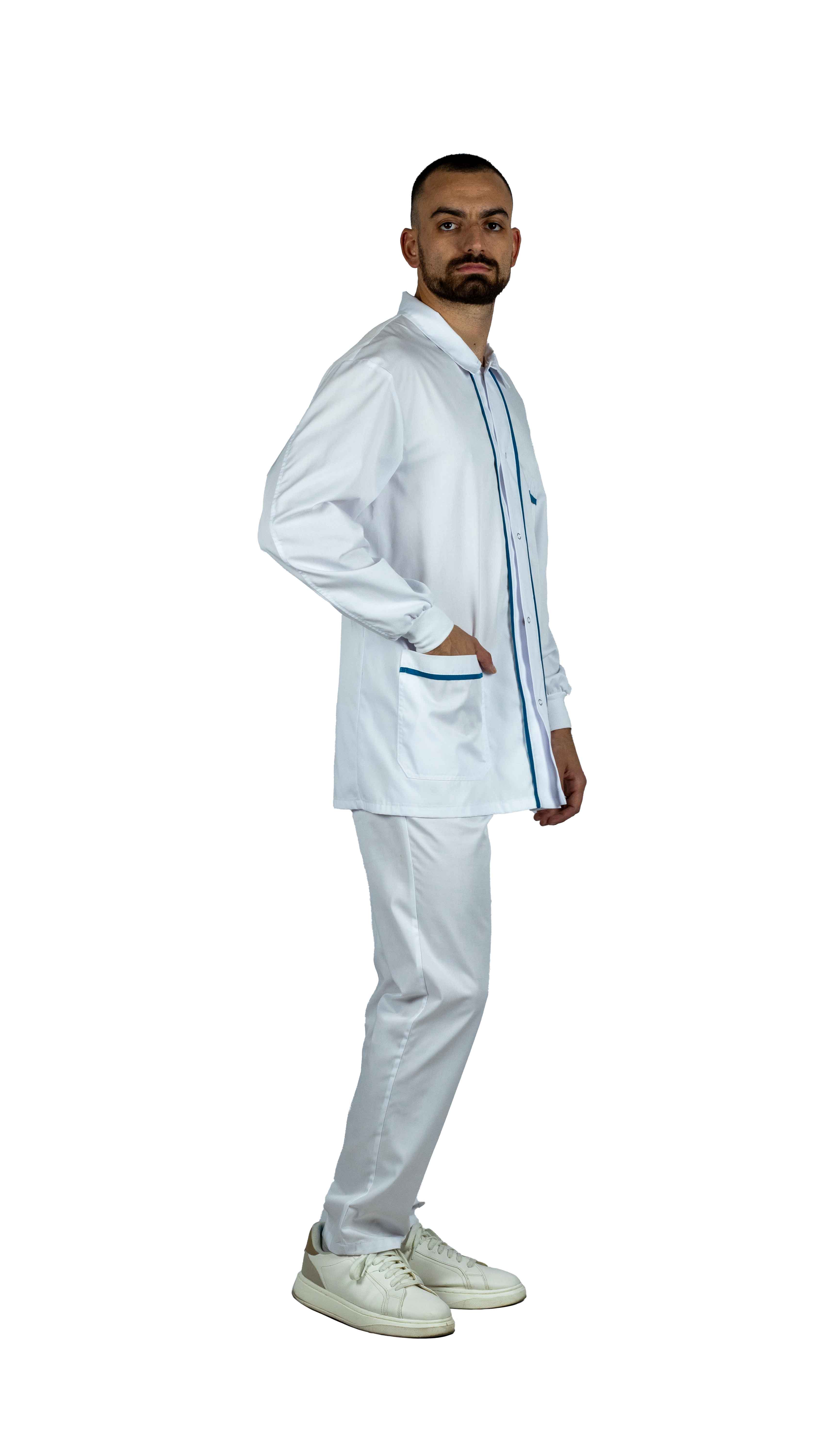 019 Ανδρική ζακέτα πέτο γιακά 