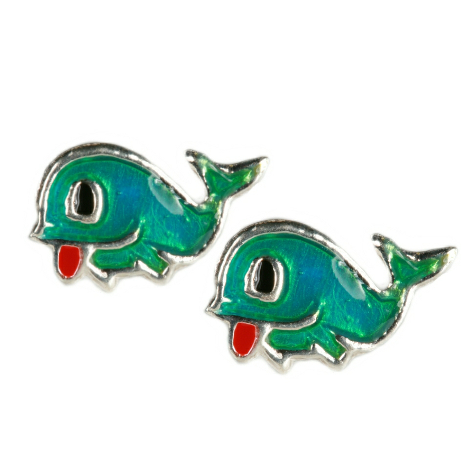 Whale Cartoon Stud Earrings