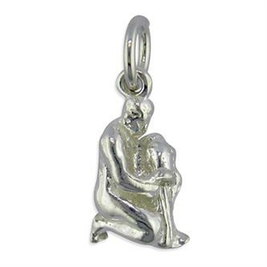 Sterling Silver Water Carrier Aquarius Charm