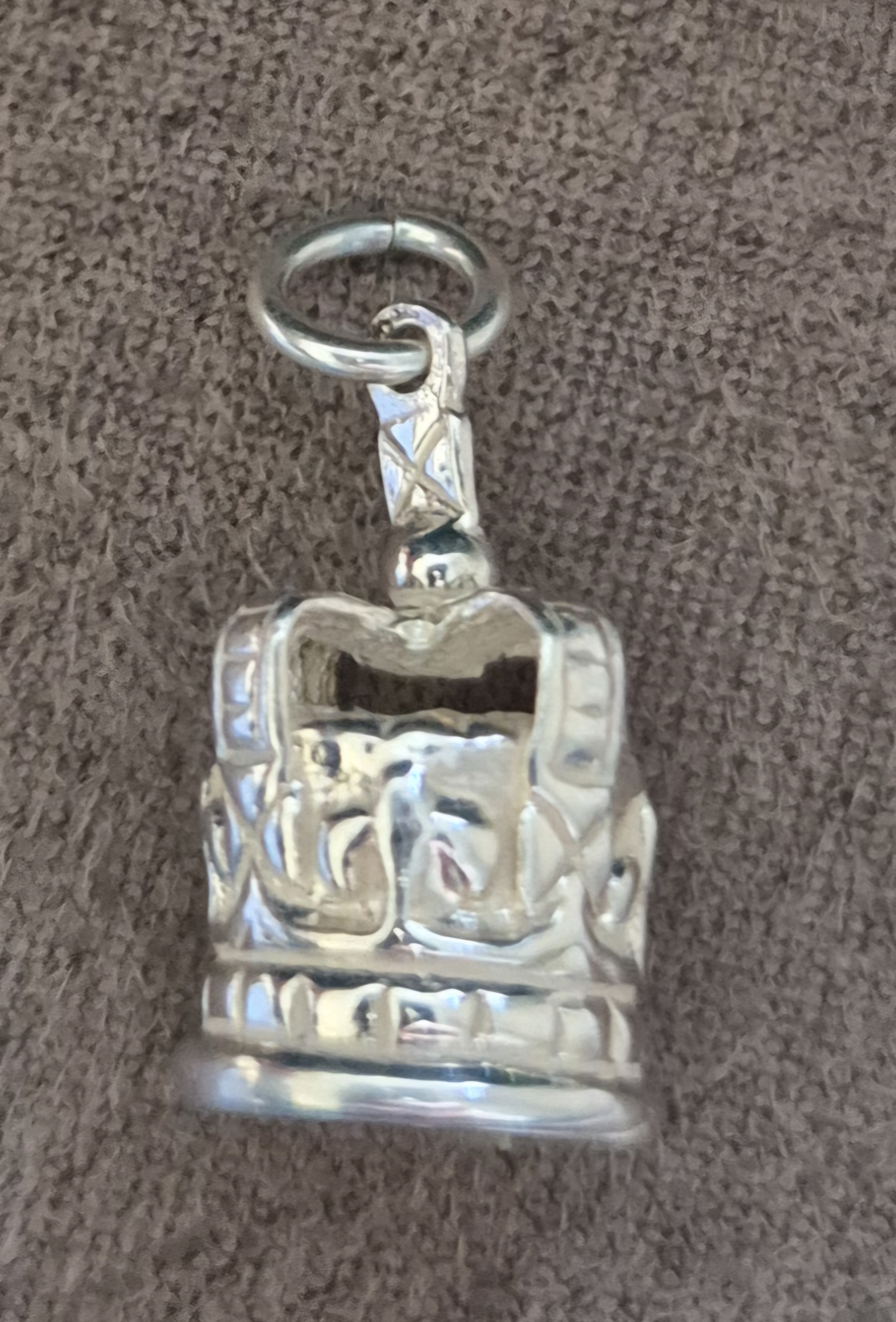 Sterling Silver Crown Charm