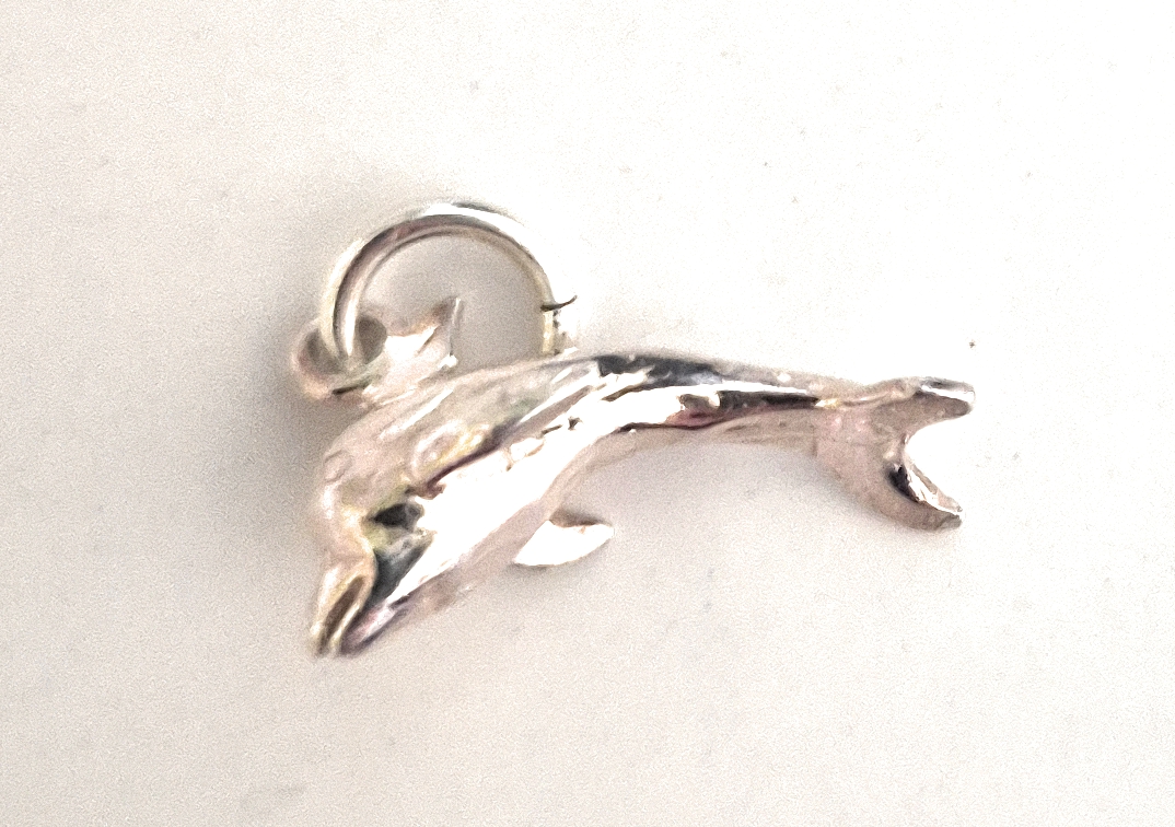 Sterling Silver Dolphin Charm
