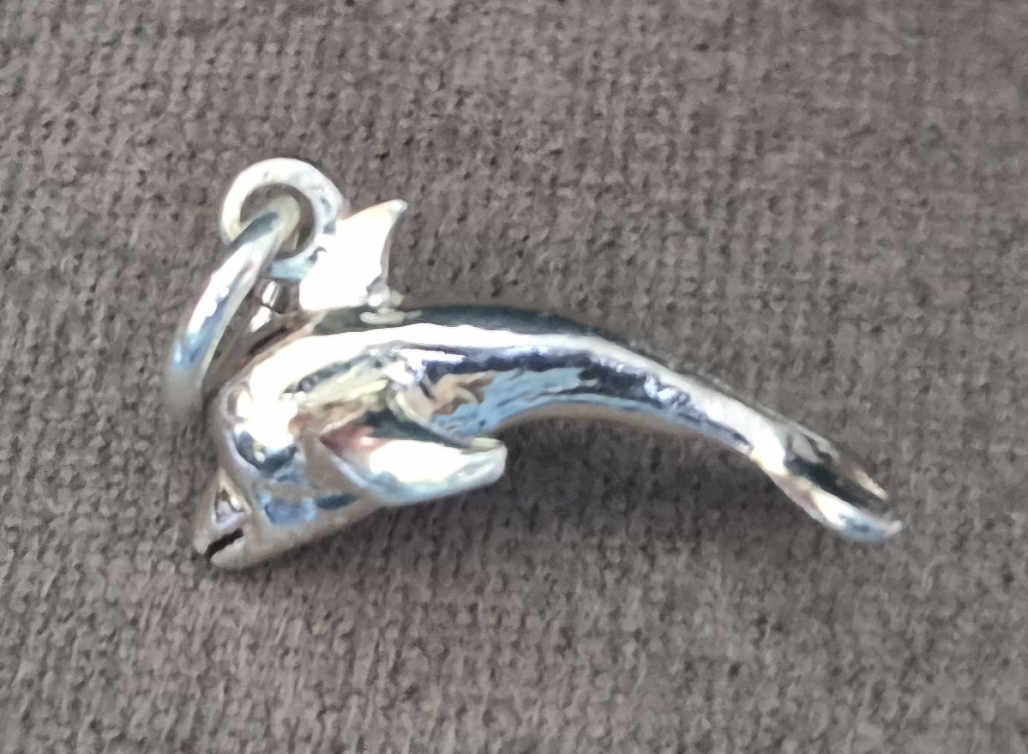Sterling Silver Dolphin Charm