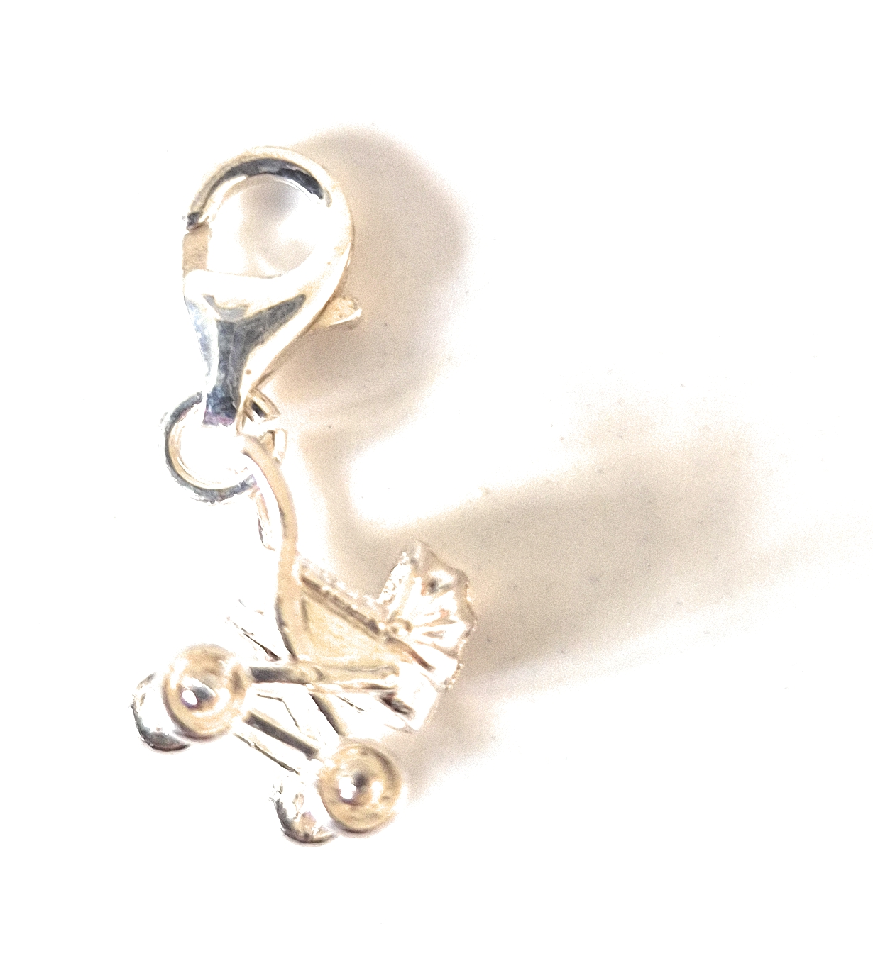 Sterling Silver Pram Charm