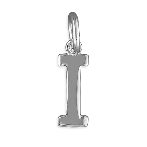 Sterling Silver Letter I Pendant