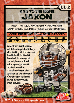 Bad to the Bone Jaxon - Raw Card