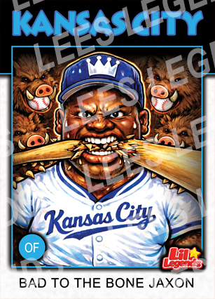 Bad to the Bone Jaxon - Raw Card