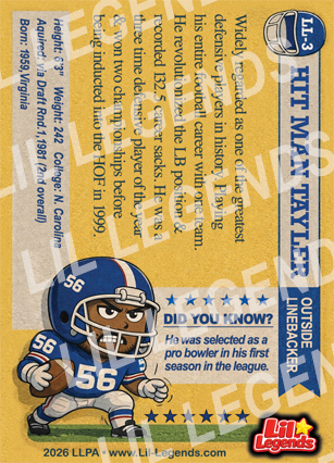 Hit Man Tayler - #LL-3 / Raw