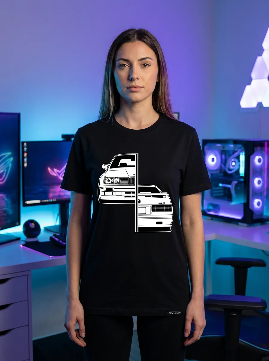 Retro Car Graphic T-Shirt